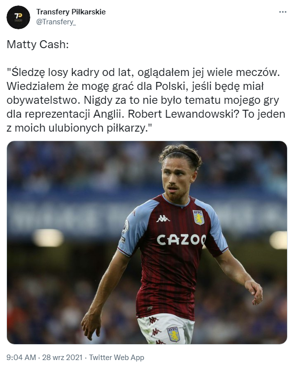 Matty Cash NA TEMAT GRY dla reprezentacji Polski!